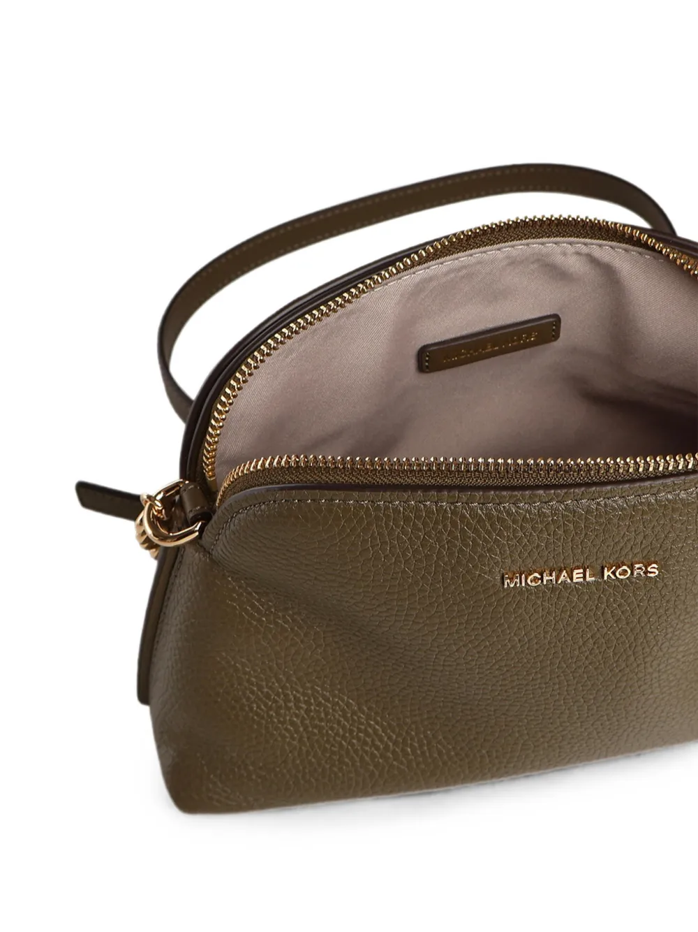 Michael Kors Leren schoudertas Groen