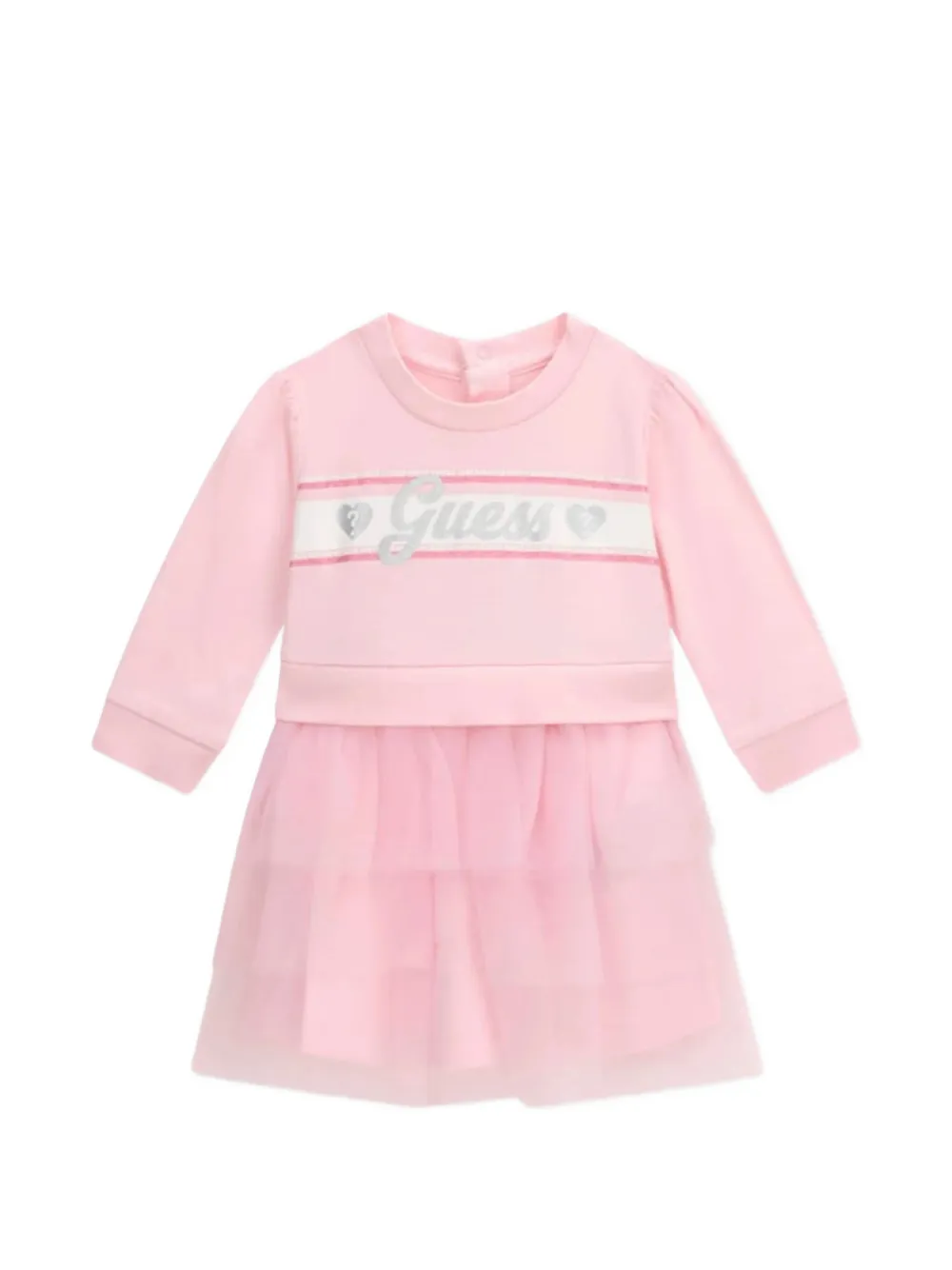 guess kids Jurk met logoprint Roze