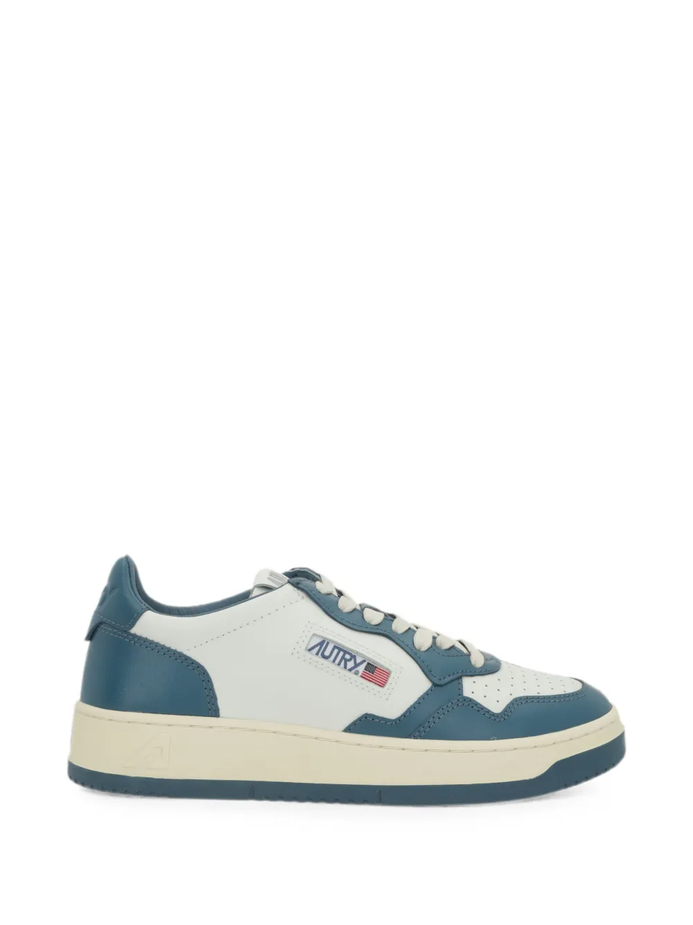 Autry perforated-toe low-top sneakers - Bianco