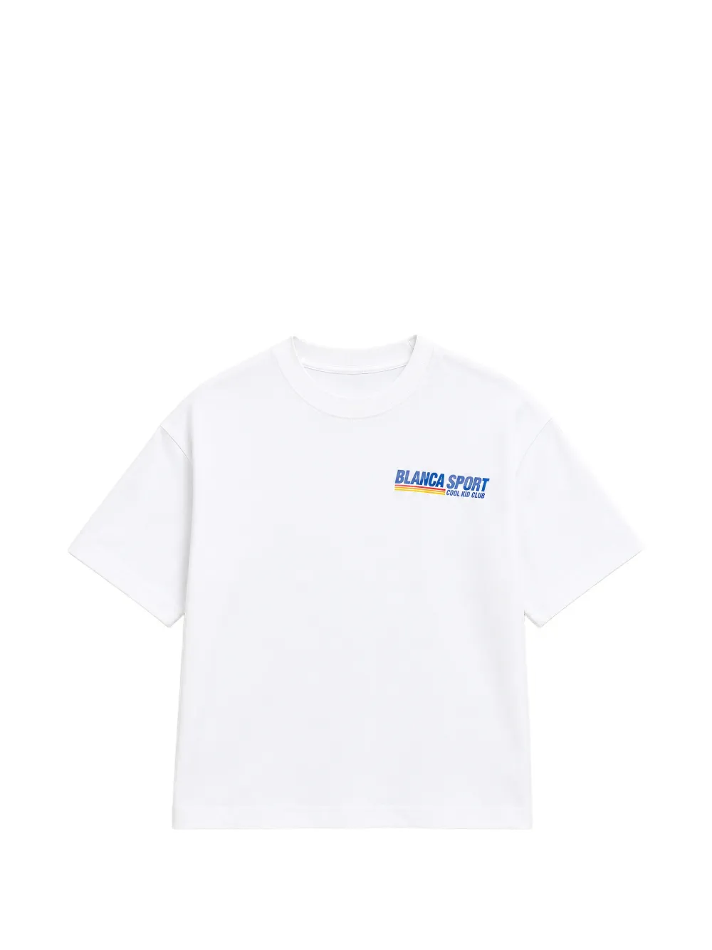 Blanca Sport Kids Cool Kid Club logo-print T-shirt - Bianco