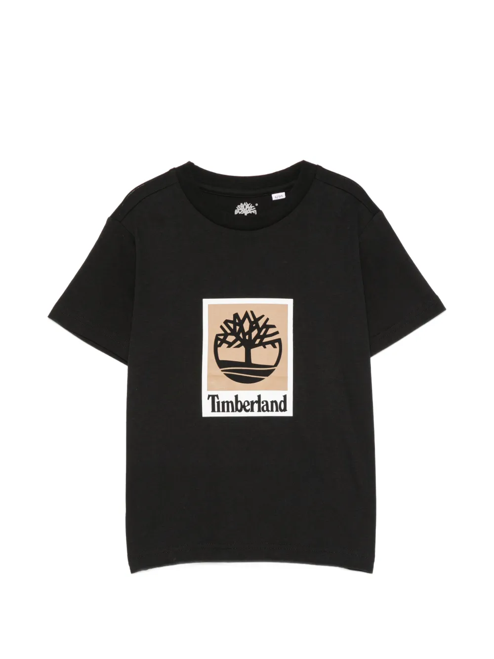 Timberland Kids logo-print short-sleeve T-shirt - Nero