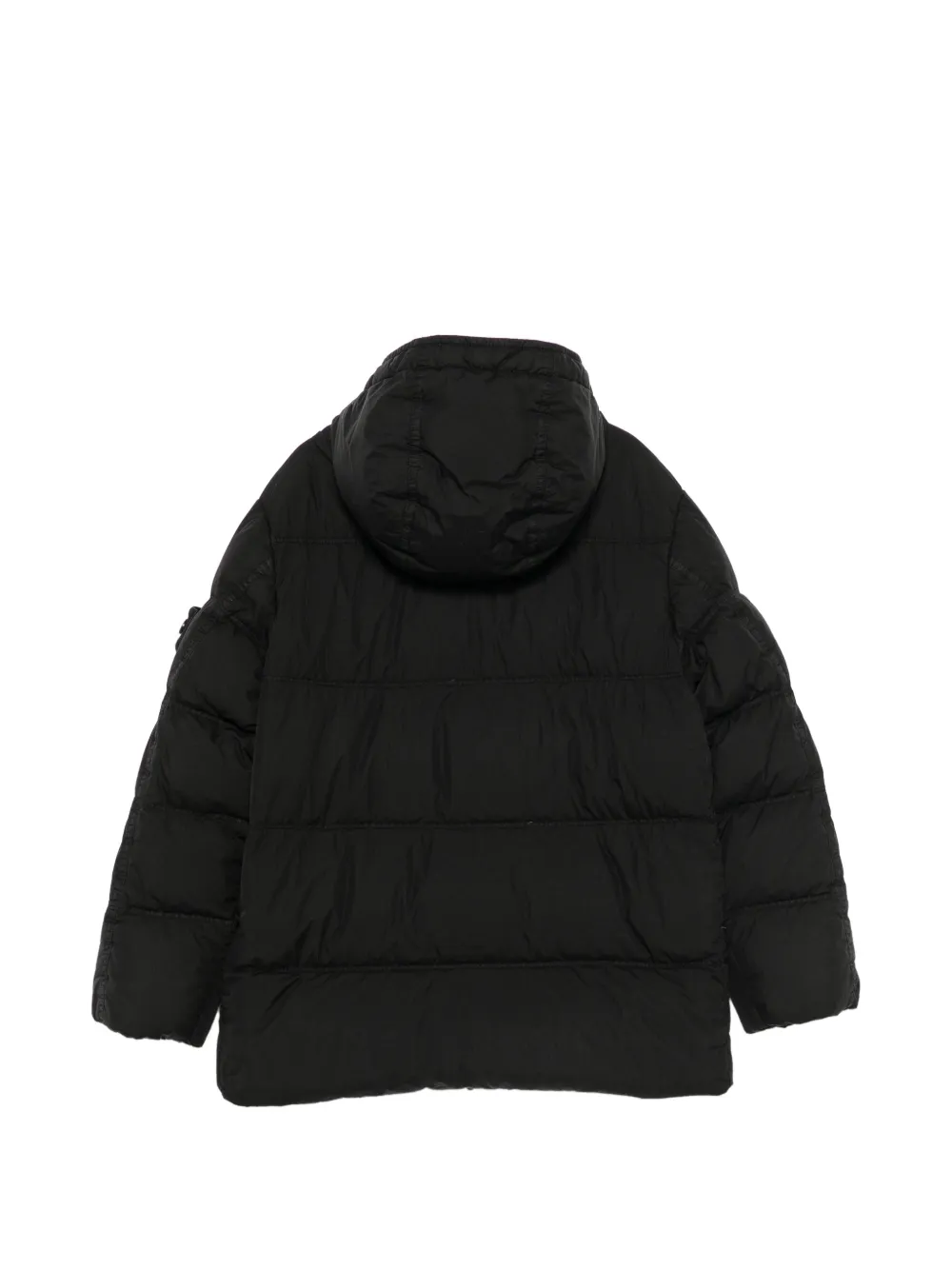 Stone Island Junior Jack met patch Zwart
