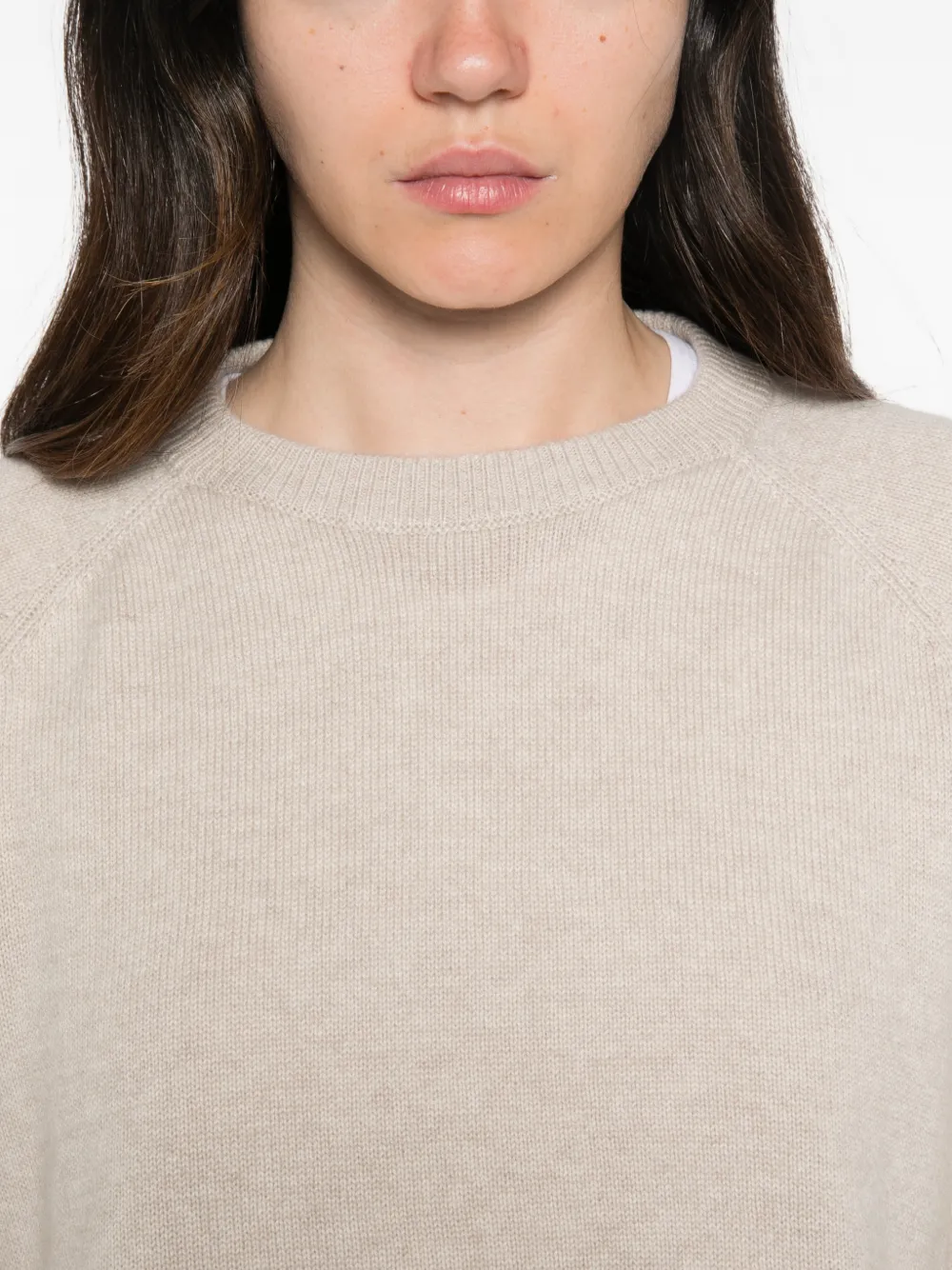 Brunello Cucinelli Trui met raglanmouwen Beige