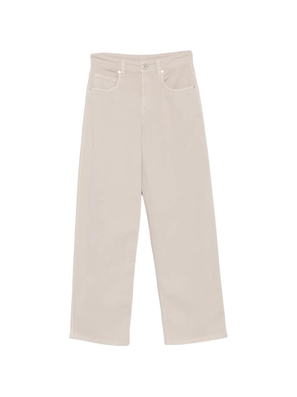 Brunello Cucinelli Broek met logopatch Beige