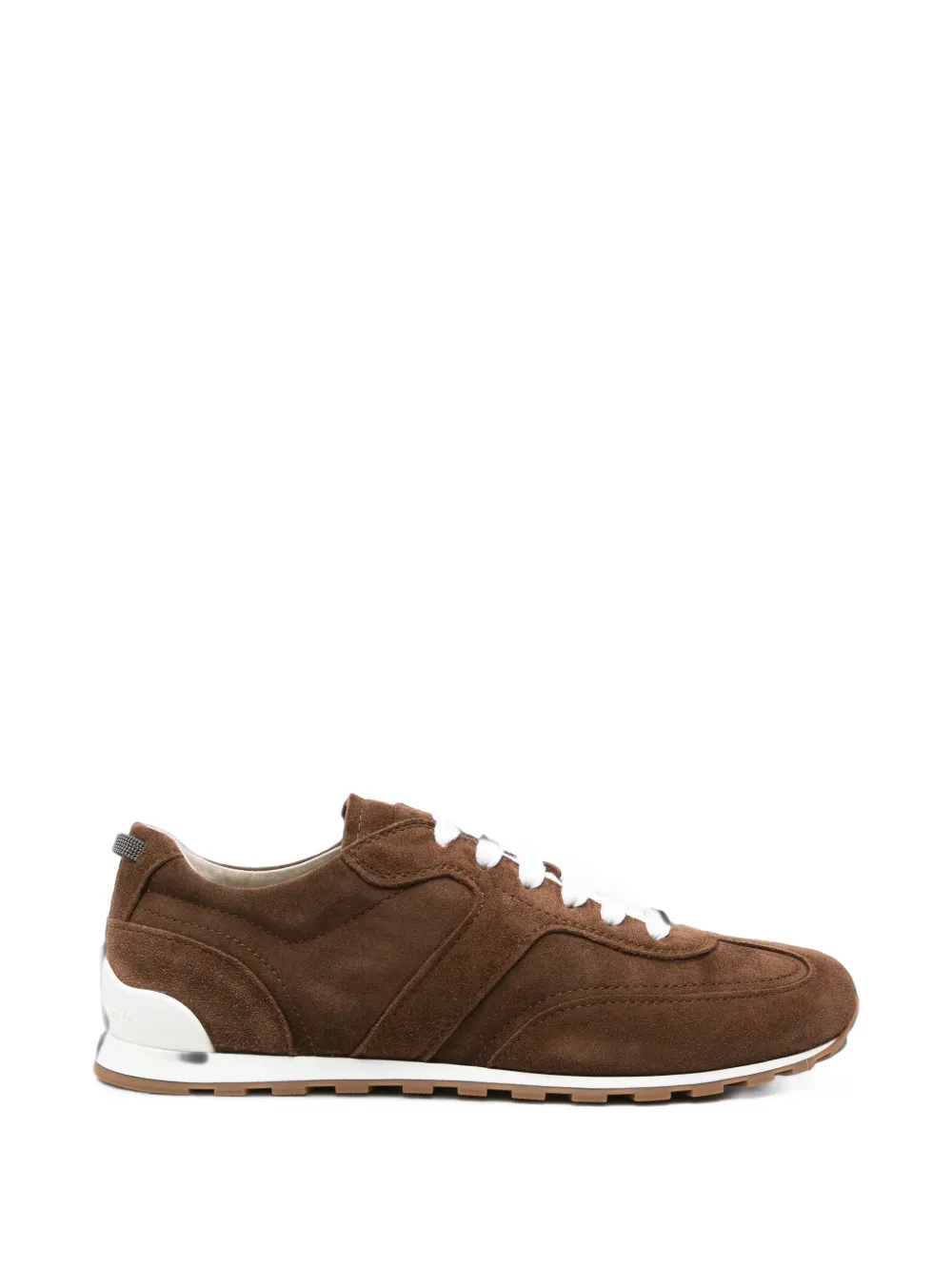 Brunello Cucinelli suede panelled sneakers