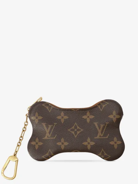 Louis Vuitton Pre-Owned Monogram Bone 钥匙小袋零钱包(2021-2026年典藏款)