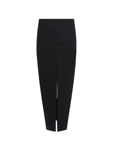 Rick Owens front-slit wool skirt