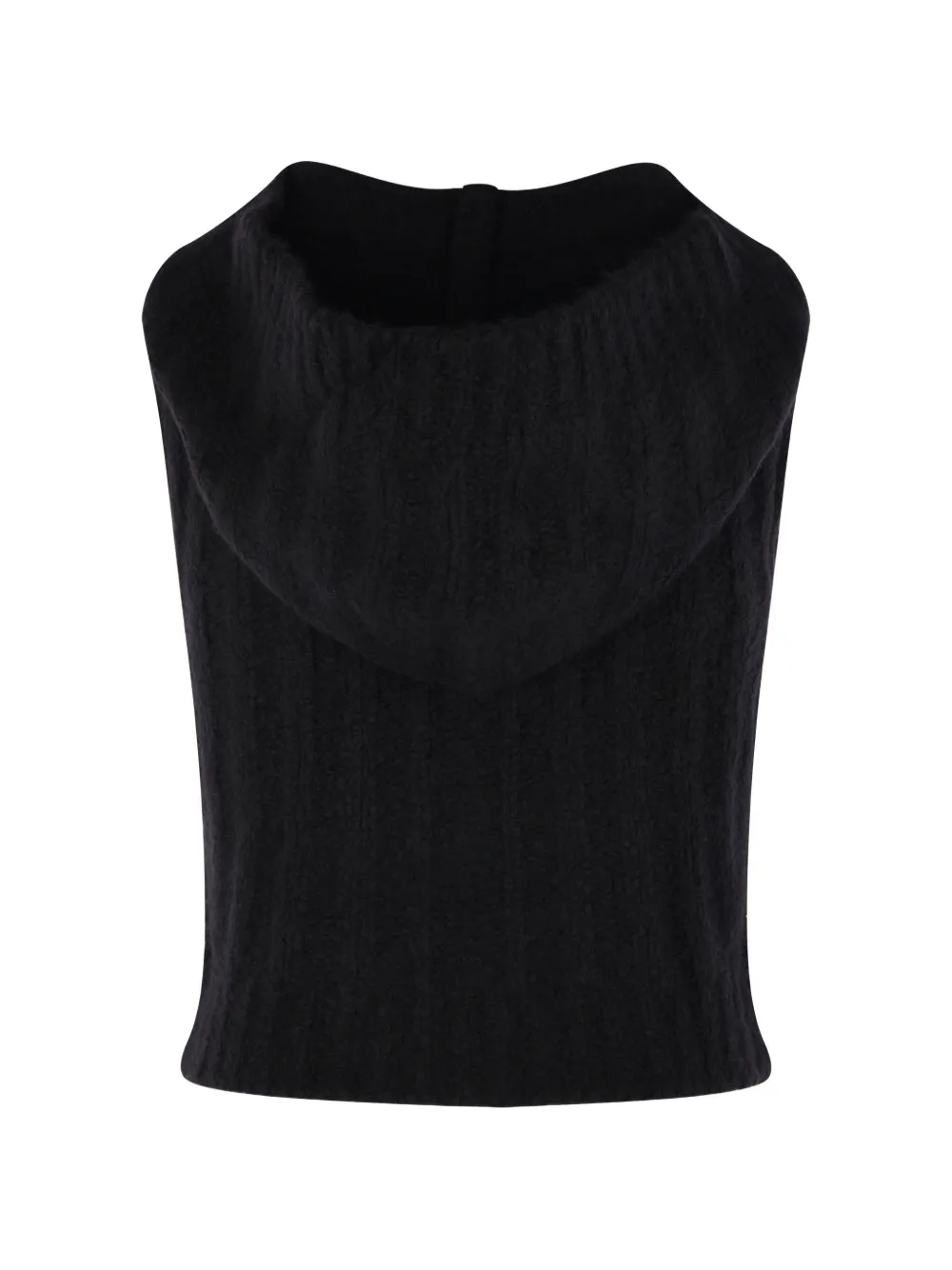 Rick Owens Ribgebreide top Zwart