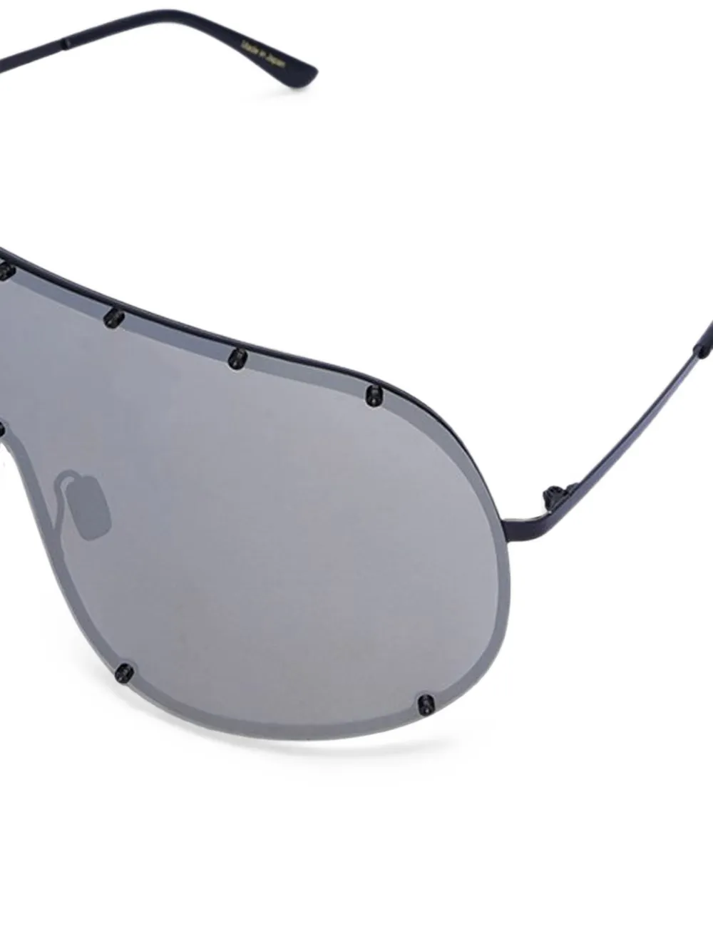 Rick Owens Shield zonnebril Zwart
