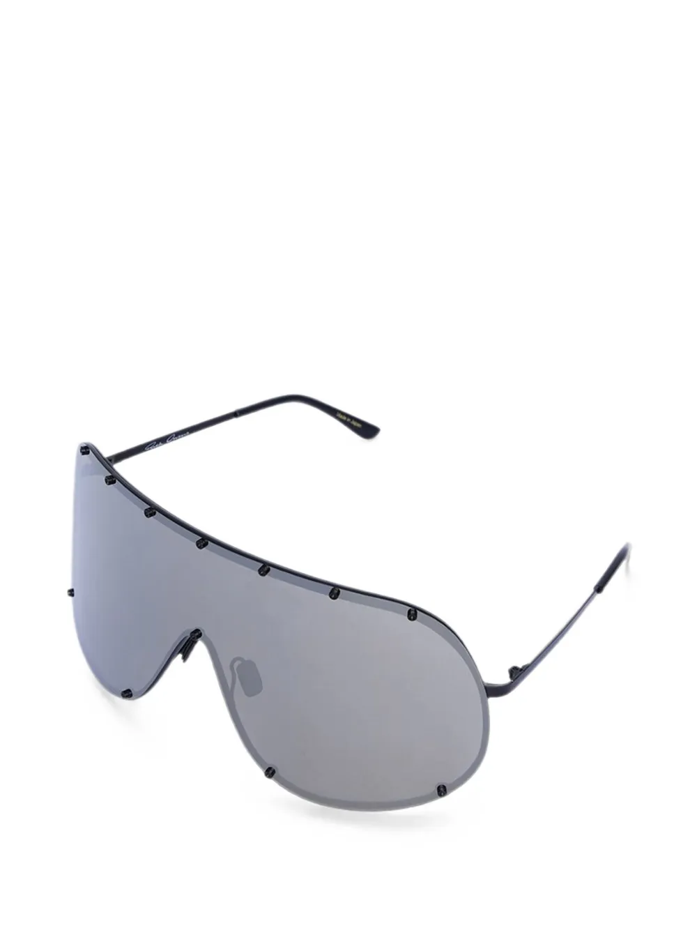 Rick Owens Shield zonnebril Zwart