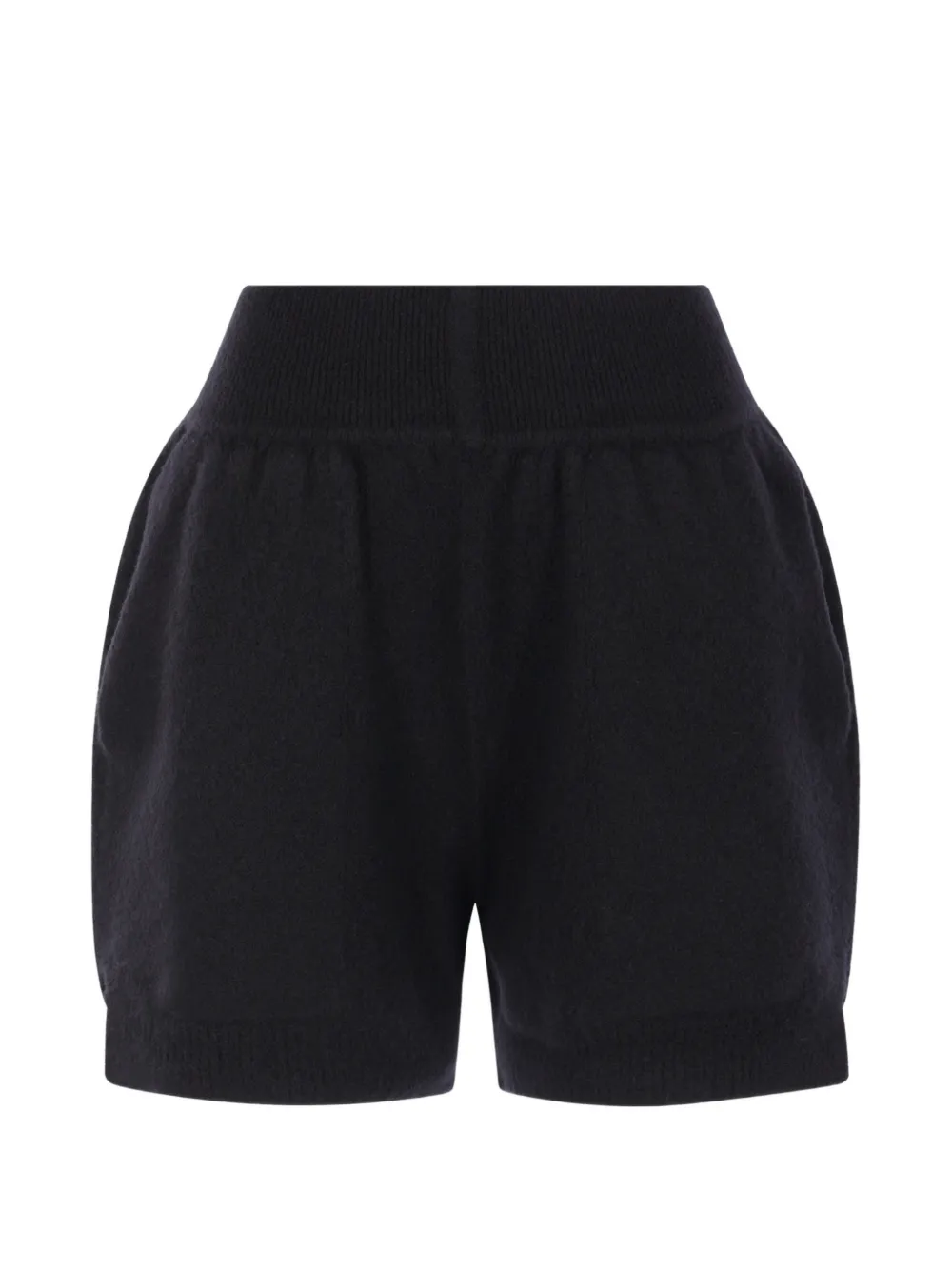 Rick Owens ribbed-trim knitted shorts - Nero