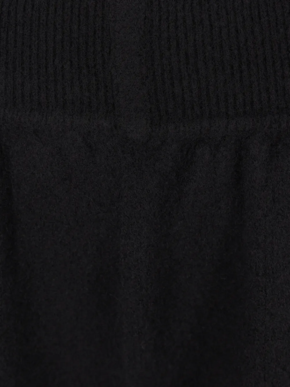 Rick Owens Gebreide shorts met geribbelde afwerking Zwart