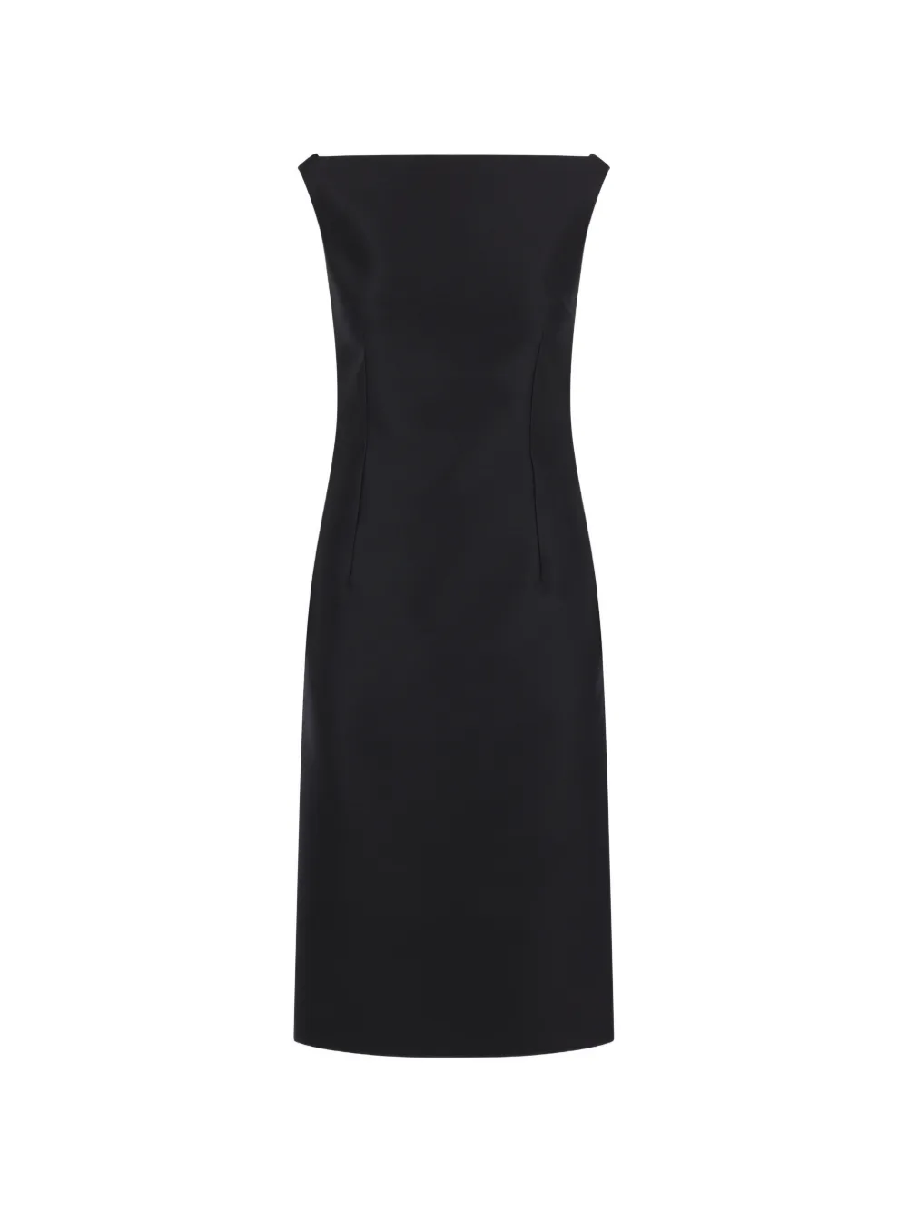Balenciaga off-shoulder midi dress - Black