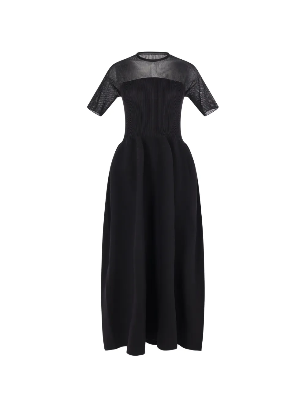 CFCL short-sleeve midi dress - Nero