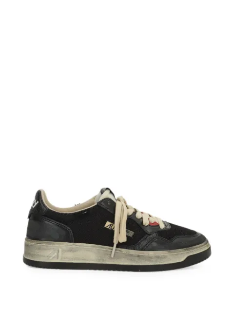 Autry mesh leather low-top sneakers