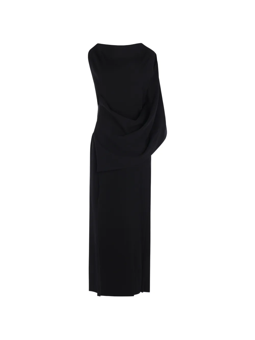 CFCL AC Milan gedrapeerde maxi-dress Zwart