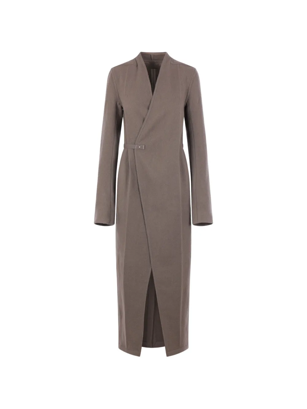 Rick Owens belted wrap-style coat