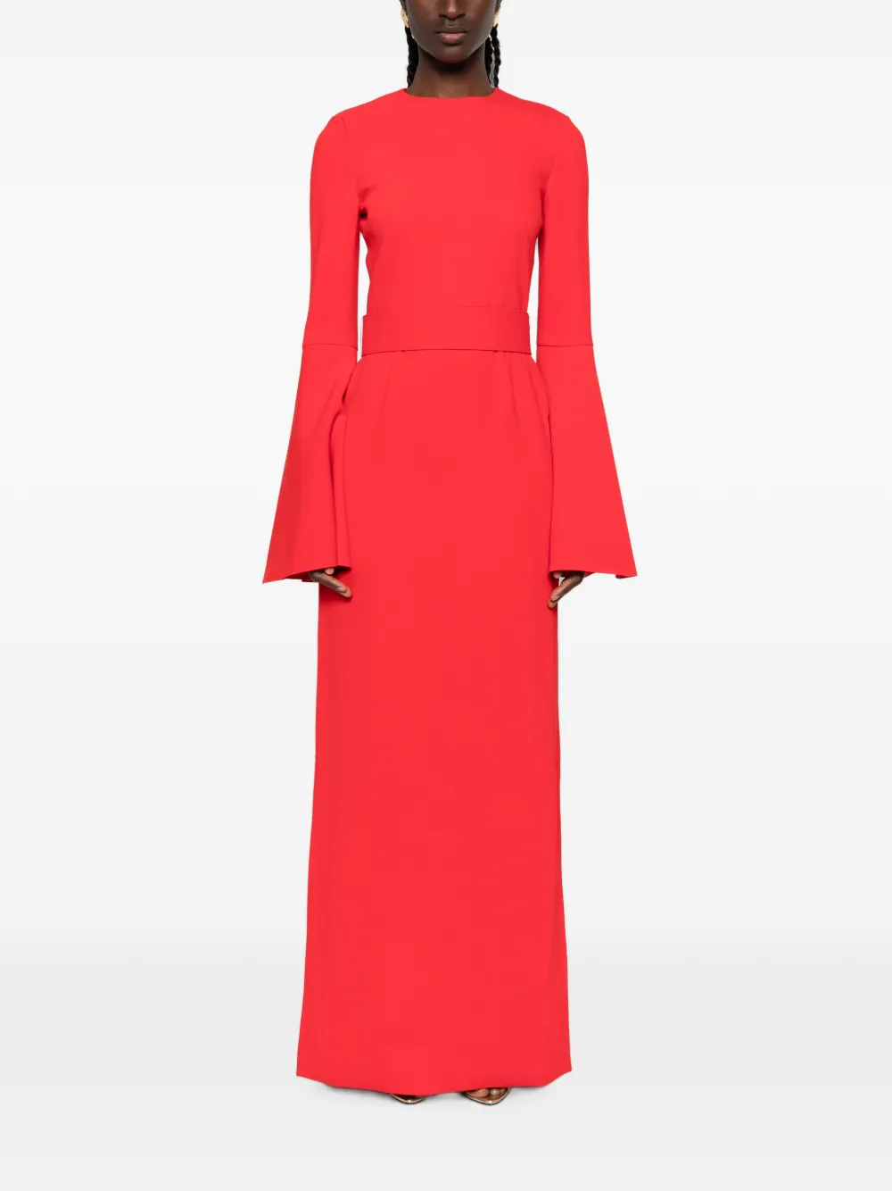 Solace London Theia maxi-dress Rood