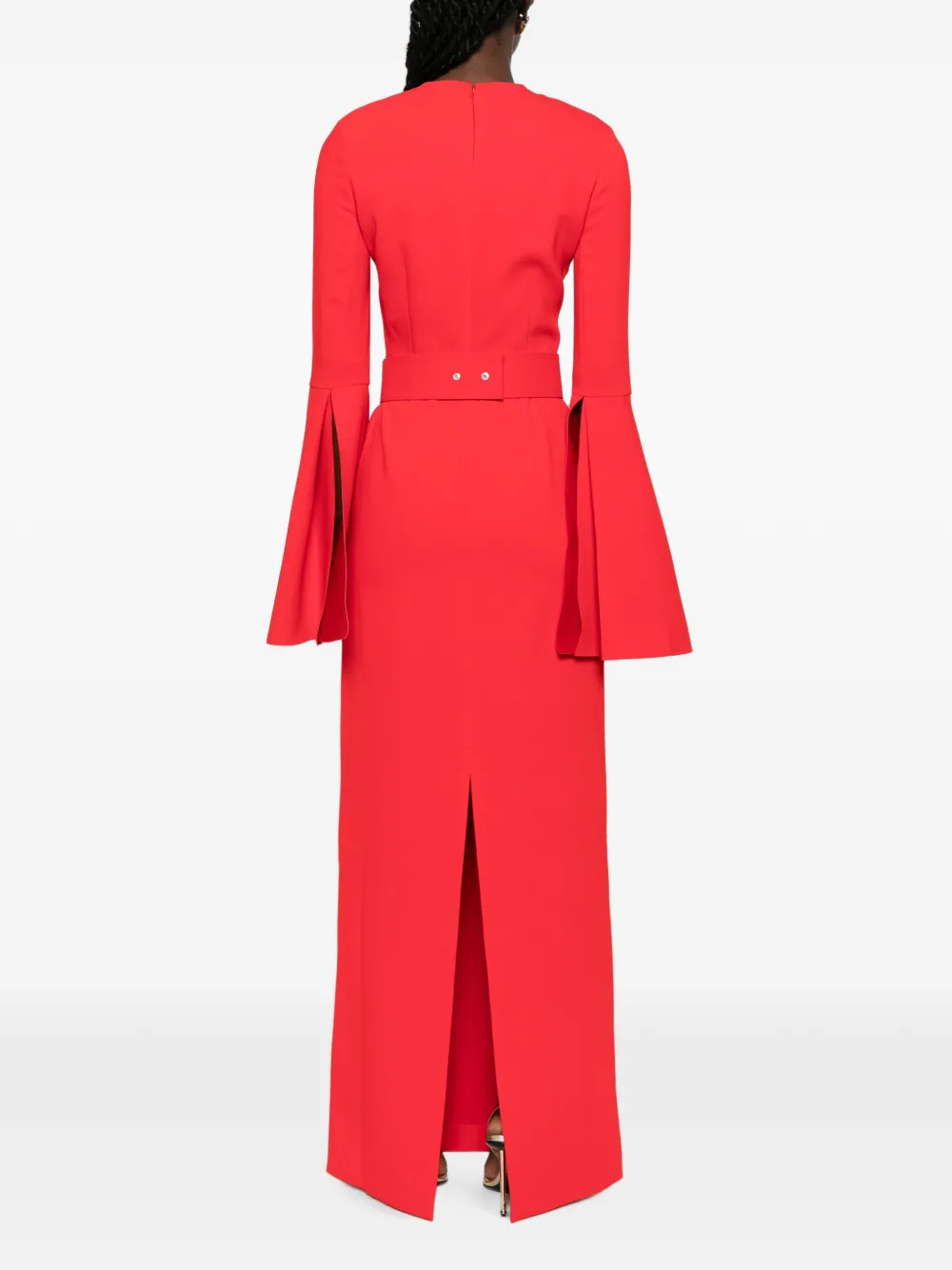 Solace London Theia maxi-dress Rood