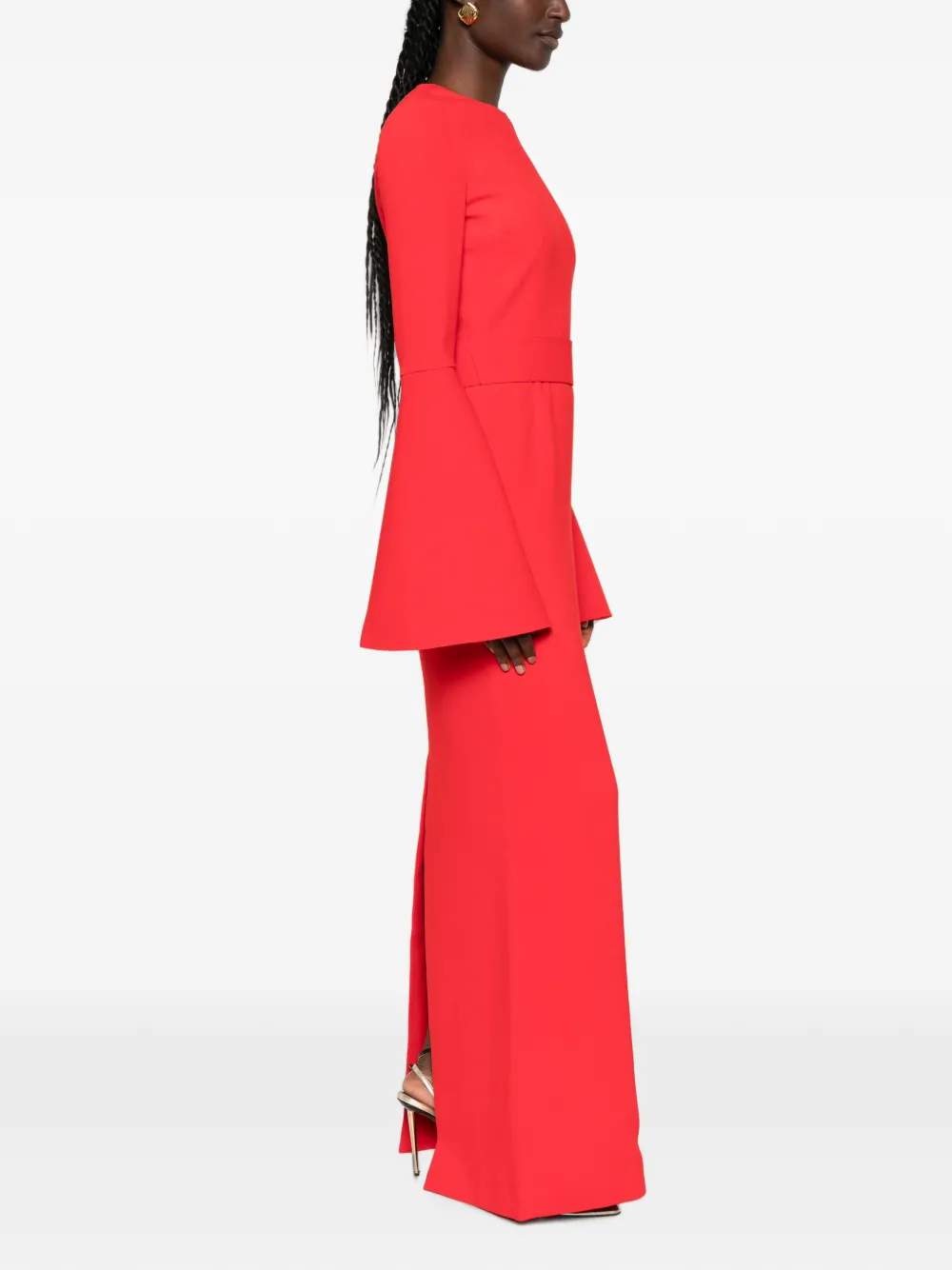Solace London Theia maxi-dress Rood