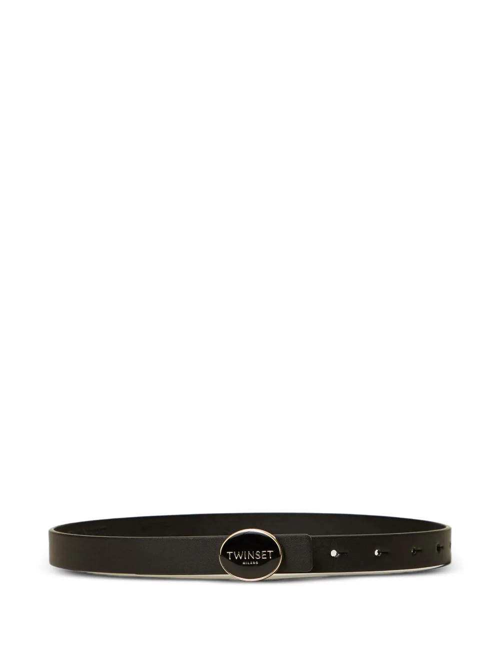 TWINSET Kids Cintura con fibbia ovale - Nero