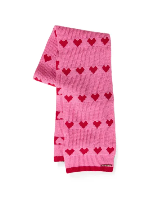 TWINSET Kids Schal aus Herz-Jacquard
