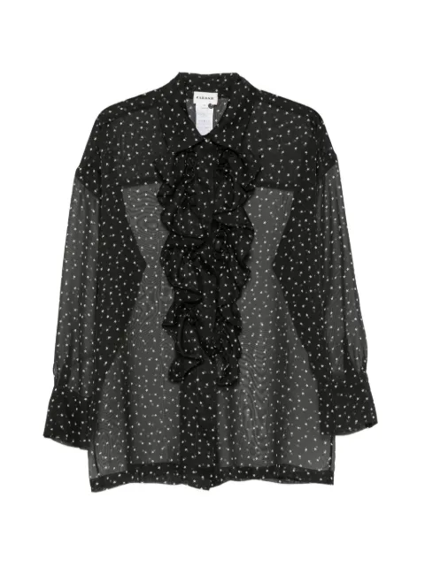 P.A.R.O.S.H. Rok met sterren-print en ruches
