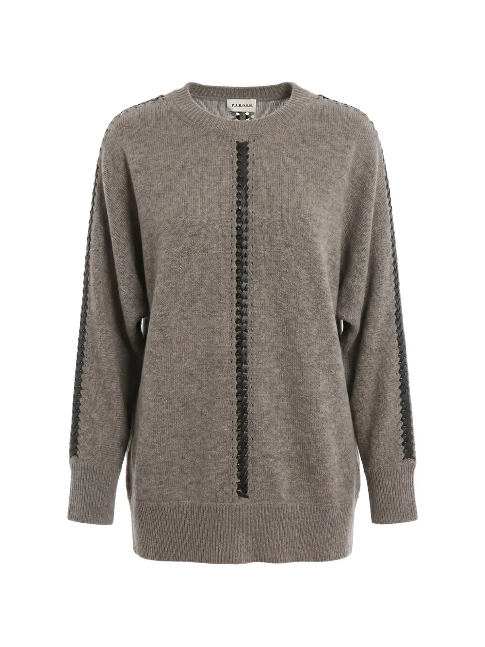 P.A.R.O.S.H. whipstitch-detail sweater - Marrone