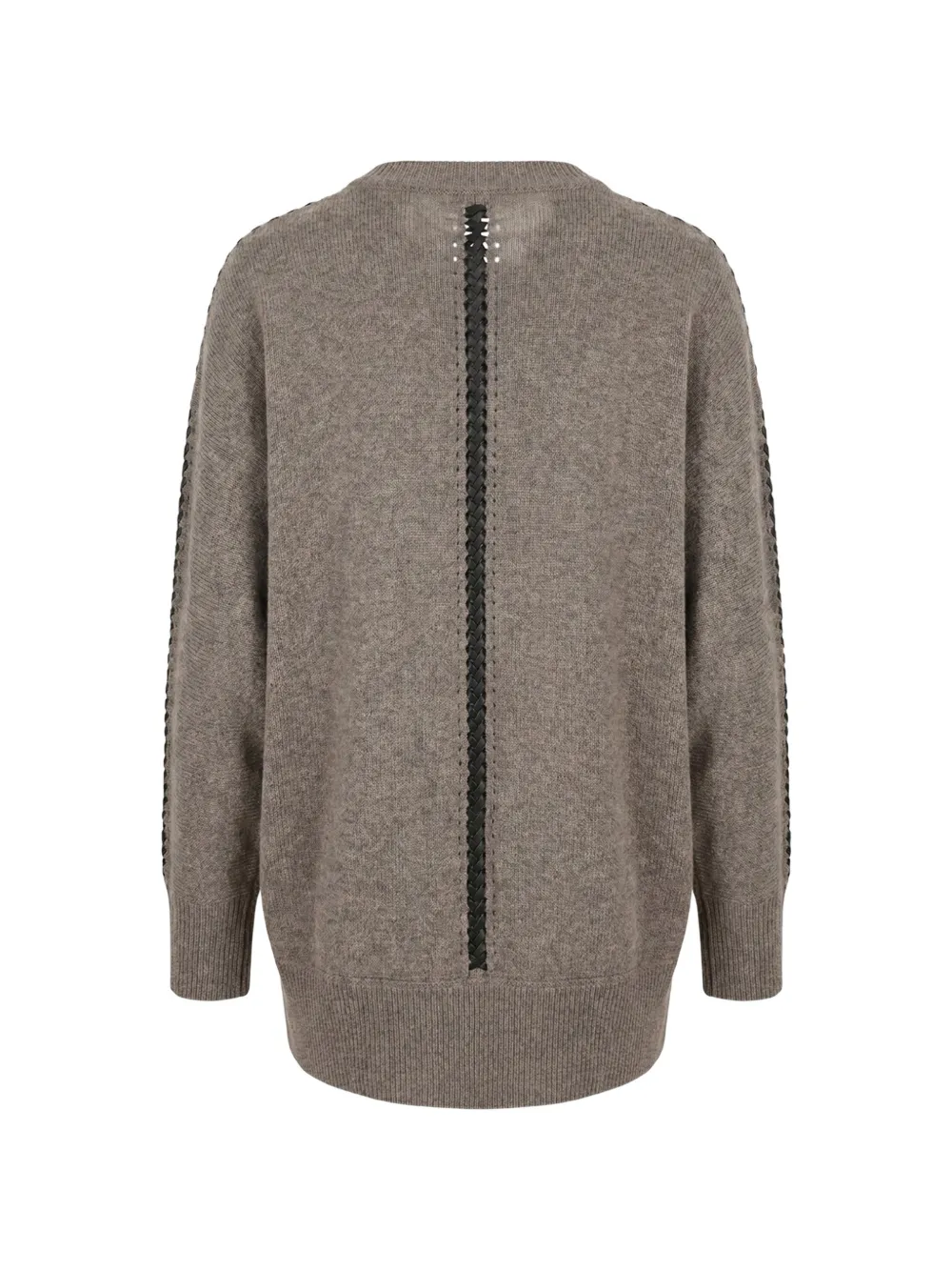 P.A.R.O.S.H. Trui met stikseldetails Bruin