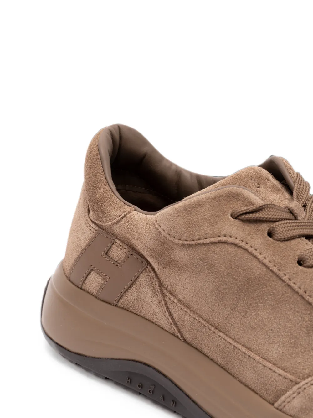 Hogan Hi-Light suede sneakers Bruin
