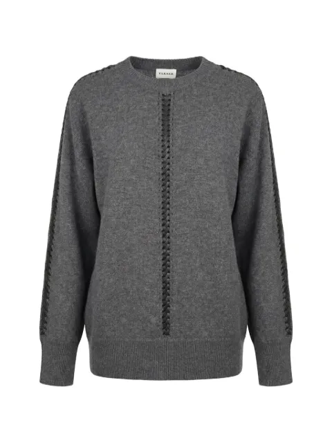 P.A.R.O.S.H. pull à détails tressés en maille