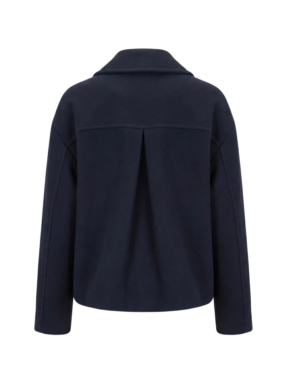 PINKO Jack met dubbele rij knopen en plooien Blauw