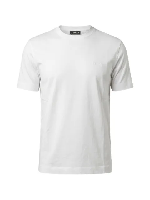 Zegna playera con logo bordado