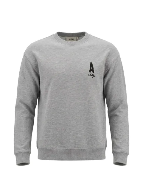 Autry logo-print cotton sweater
