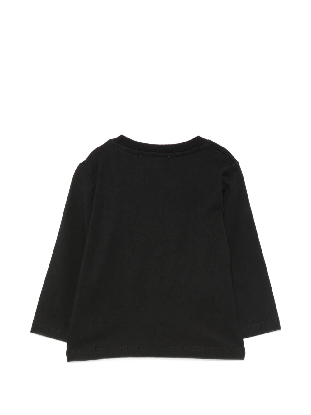 Moschino Kids T-shirt met grafische print Zwart