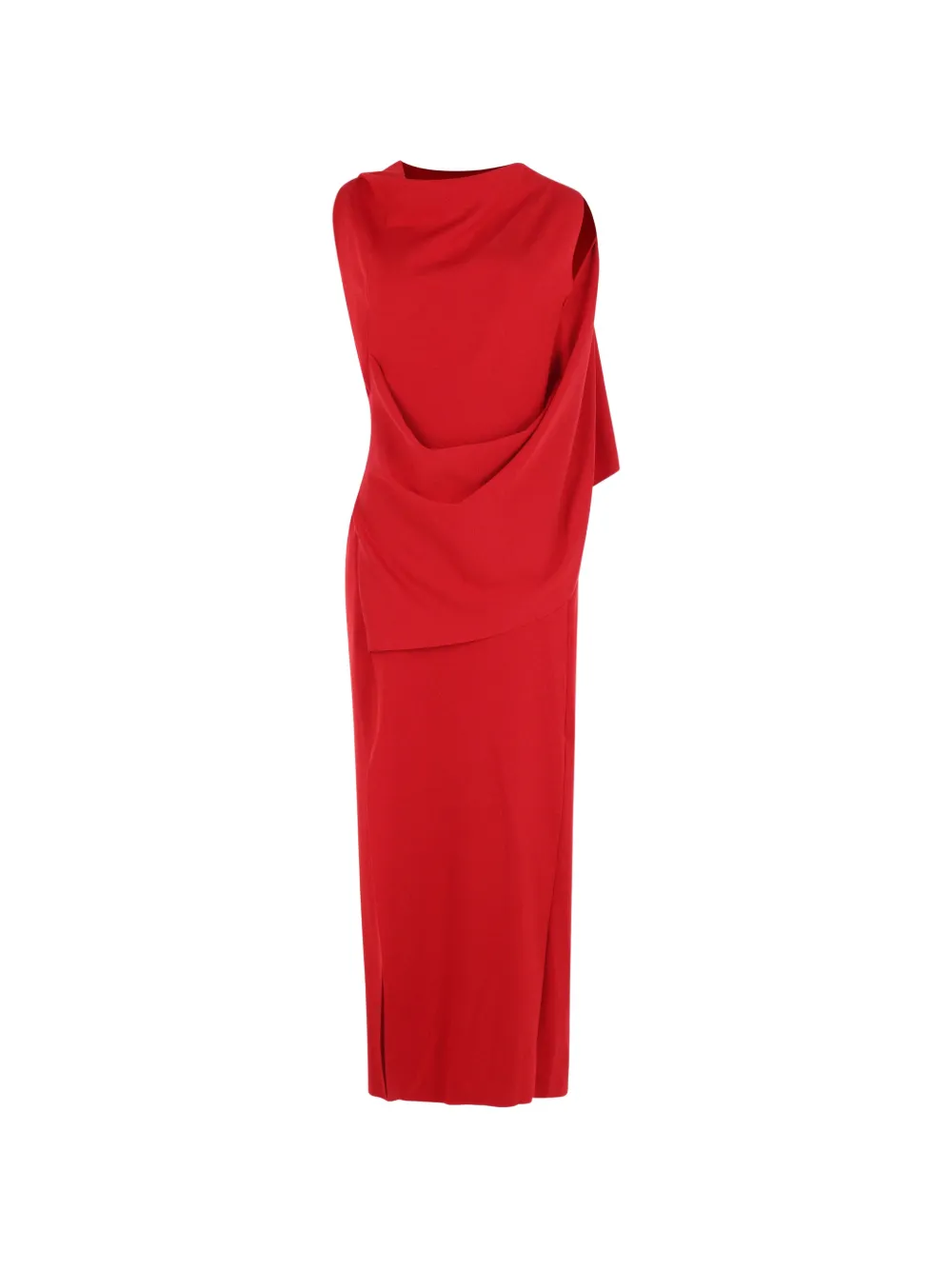 CFCL AC Milan gedrapeerde maxi-dress Rood