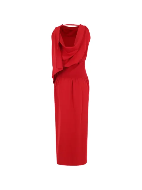 CFCL AC Milan draped maxi dress