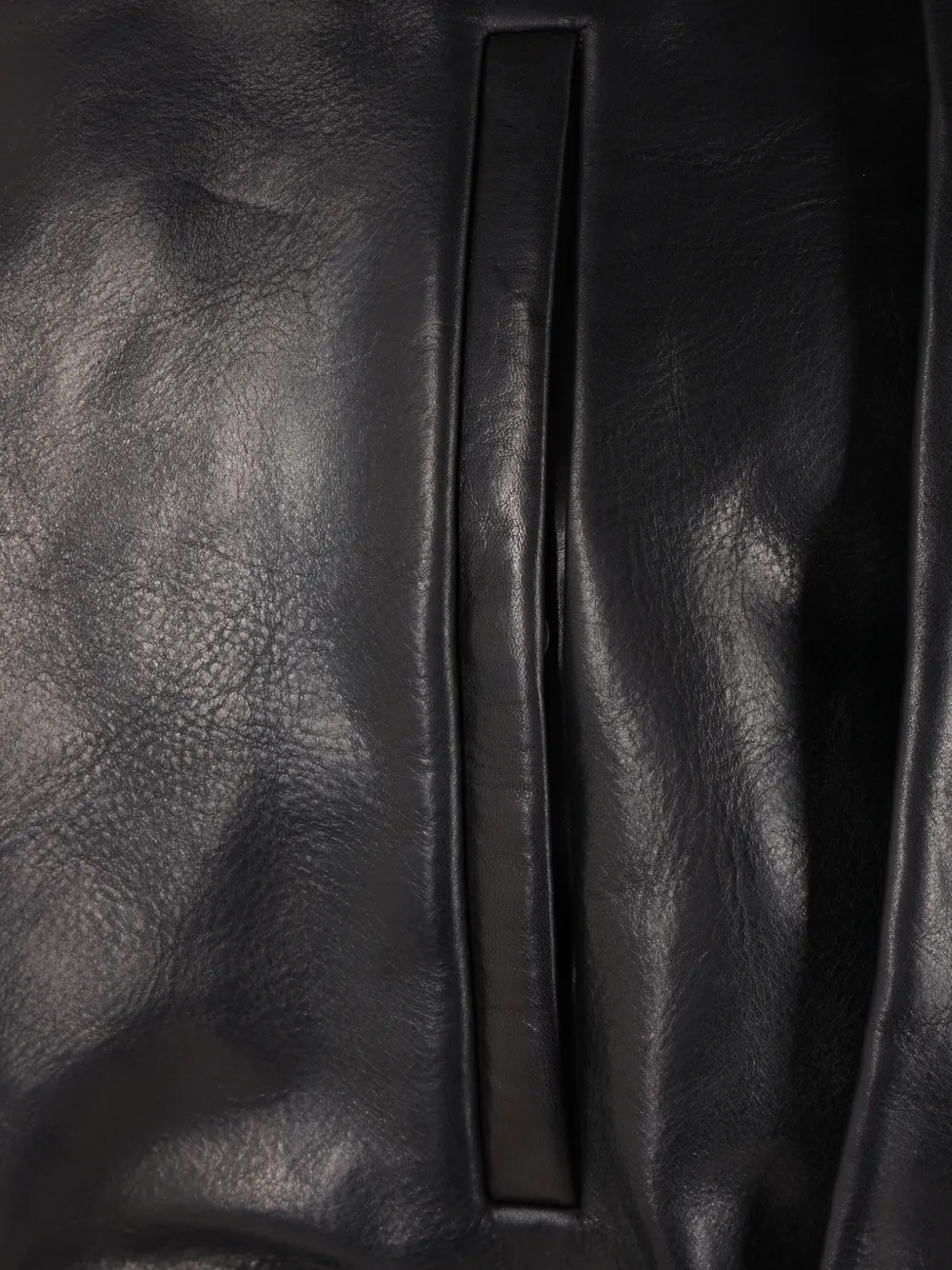 Rick Owens Leren jack Zwart