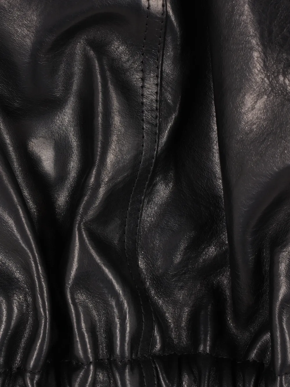 Rick Owens Leren jack Zwart