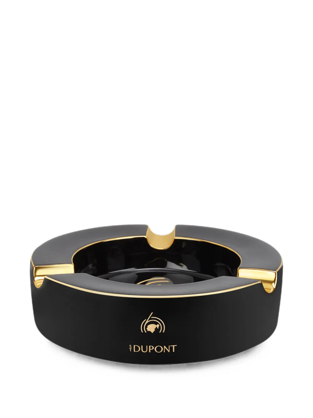 S.T. Dupont XL logo-print ashtray - Nero