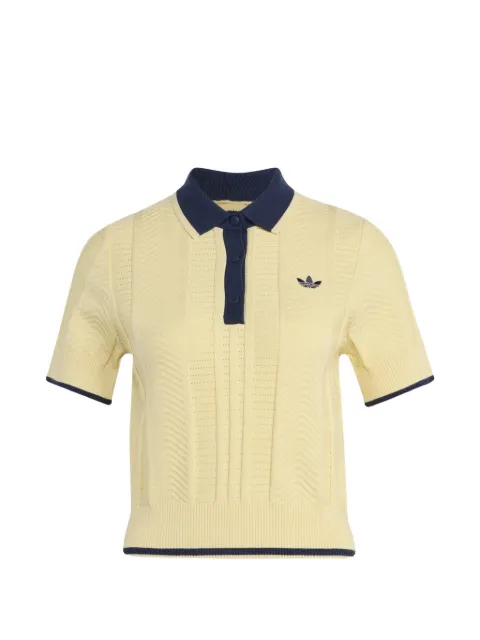 adidas polo à motif de chevrons