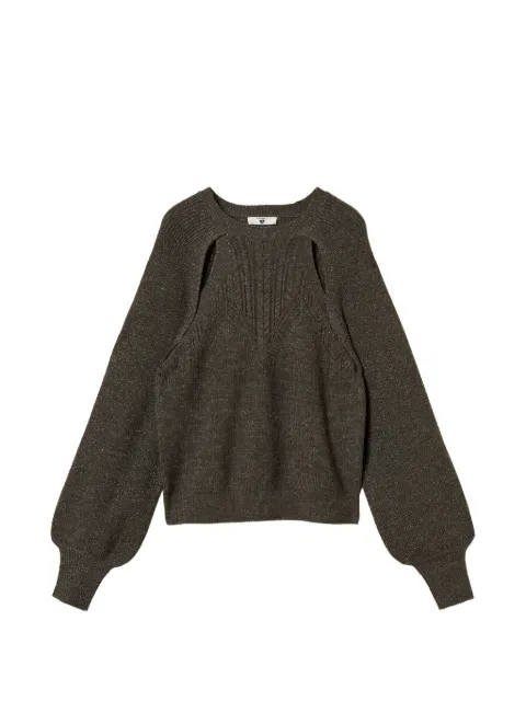 TWINSET cable-knit jumper with cut-outs