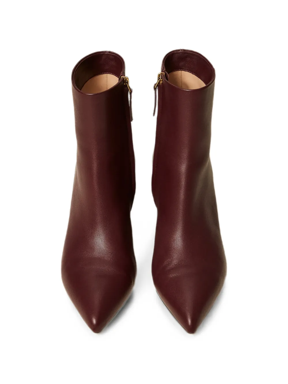 TWINSET leather ankle boots Rood