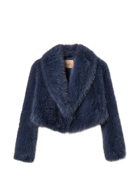TWINSET short faux fur jacket