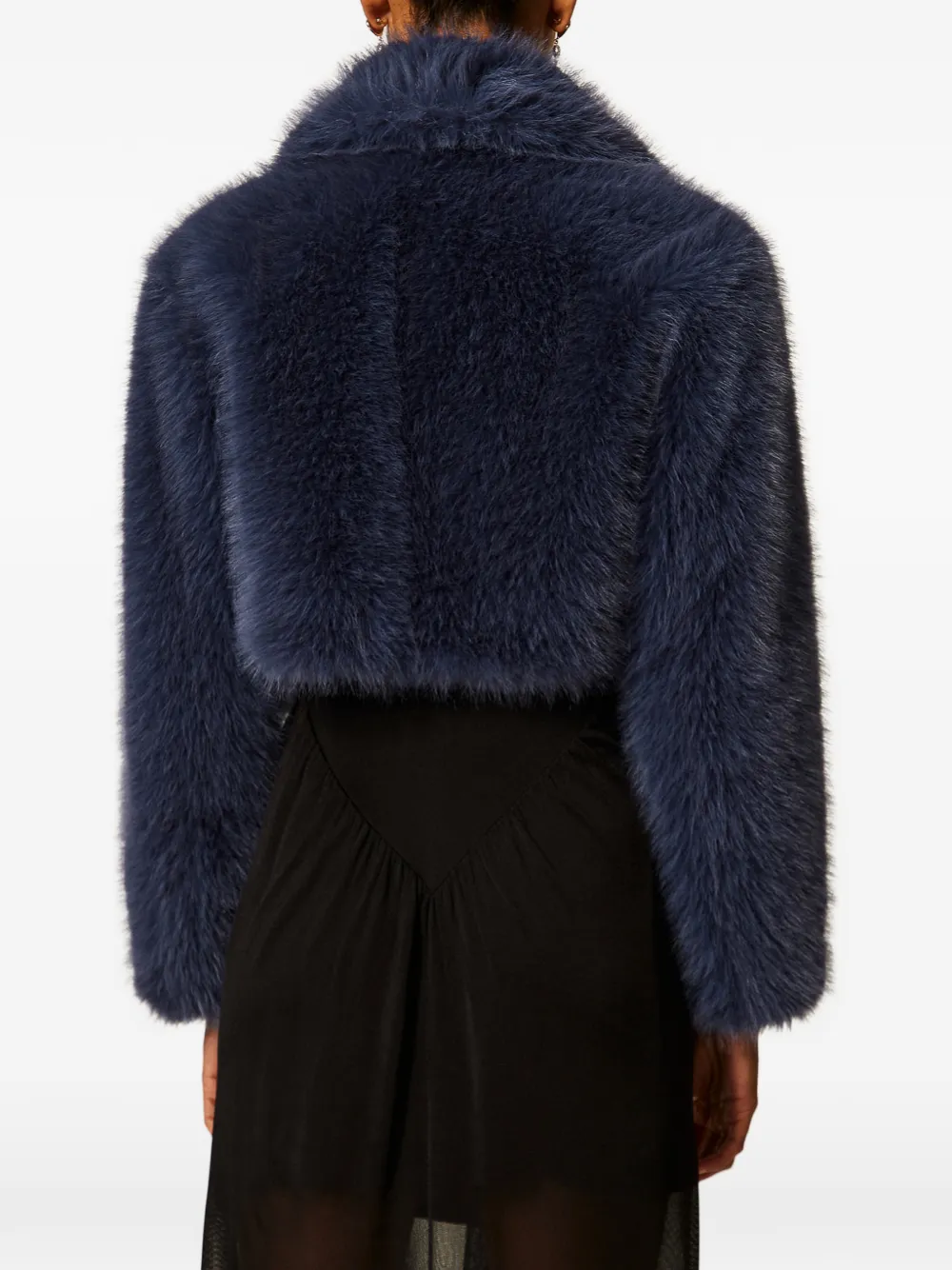 TWINSET Jack van imitatiebont Blauw