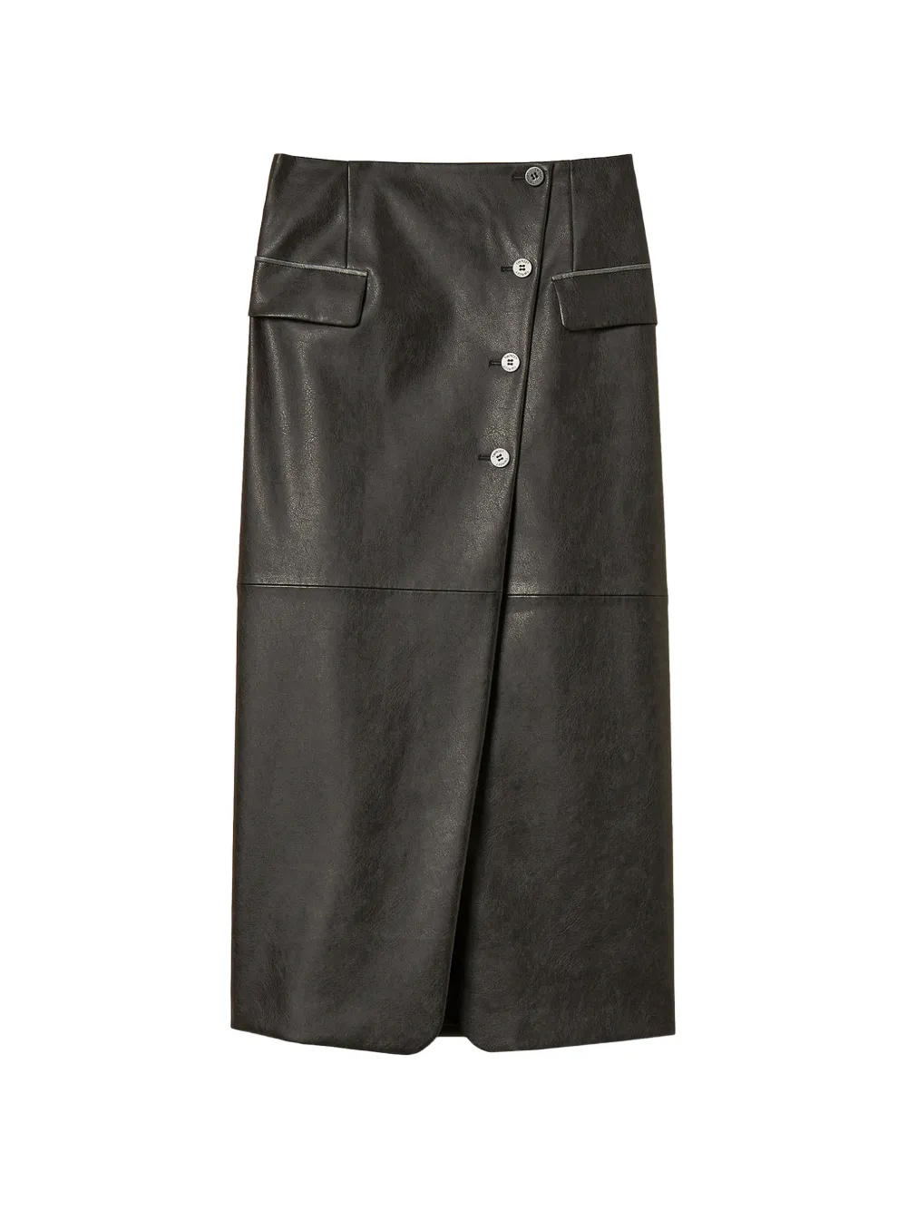 TWINSET long wrap-around skirt - Schwarz