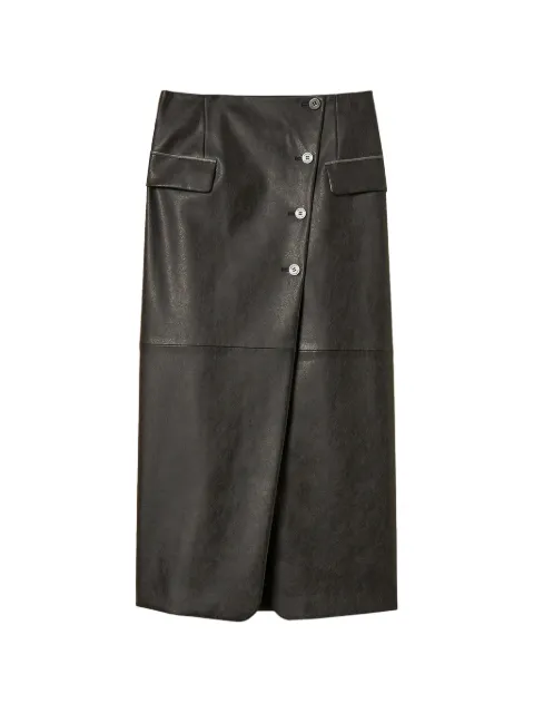 TWINSET falda larga con diseño cruzado