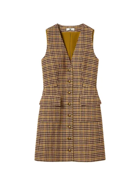 TWINSET short houndstooth shirt dress