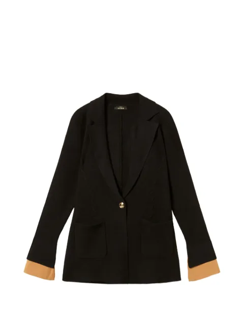 TWINSET knit jacket with contrasting details