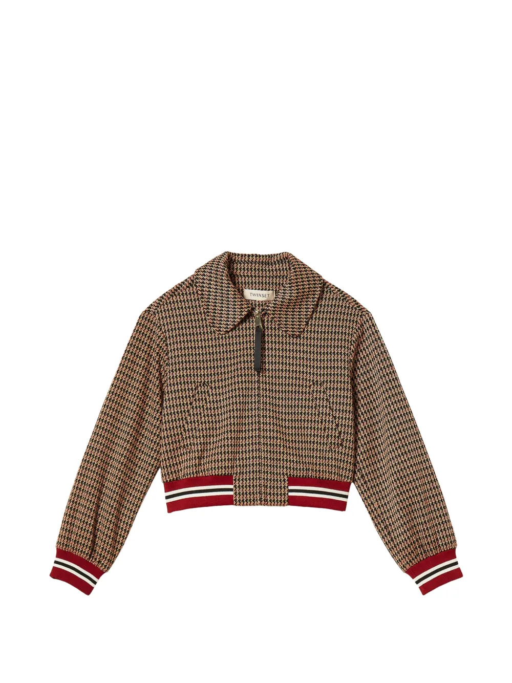 TWINSET Kids houndstooth jacket - Neutrals